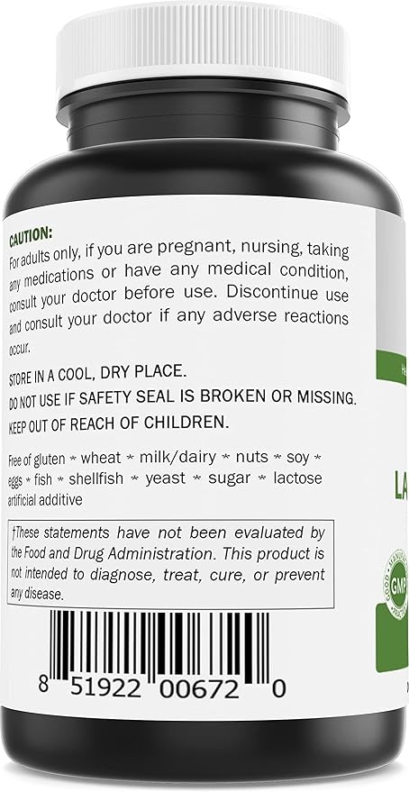 Brieofood Lactase Enzyme Pills - 3000 FCC ALU - 360 Tablets - 360 Servings - Non-GMO, Gluten Free