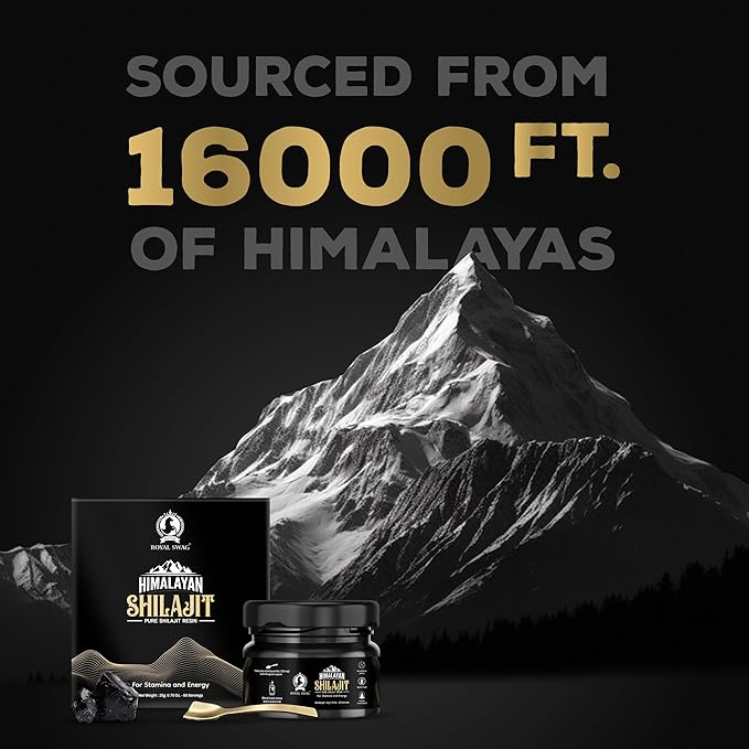 Pure Himalayan Shilajit Resin for Men and Women 20 gram / 0.07 oz (80 Servings) with 1 Serving Spoon | Pure and Natural, No Artificial Colours, Expert Formulated and Gluten Free