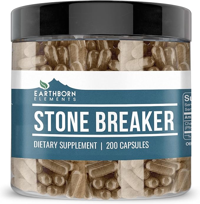 Earthborn Elements Chanca Piedra & Calcium Citrate Bundle (200 caps)