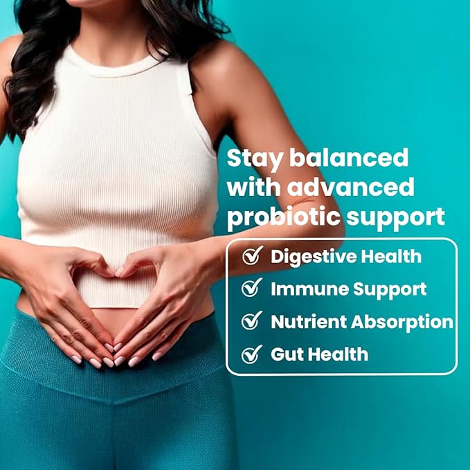 Sanar Naturals Probiotics 60 Billion CFU – 10 Strains + Prebiotics - Supports Immune, Digestive, & Gut Health - Probiotics for Women and Men - Vegan, Non-GMO, Gluten Free, 120 Capsules