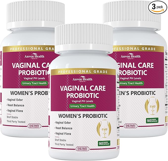 Vaginal Probiotics for Women - 60 Billion CFU for pH Balance, Vaginal Flora, Odor, Yeast & Digestive Health, Vegan & Non-GMO with Saffron, Lecithin, Cranberry, Olive Leaf | 270 Capsules