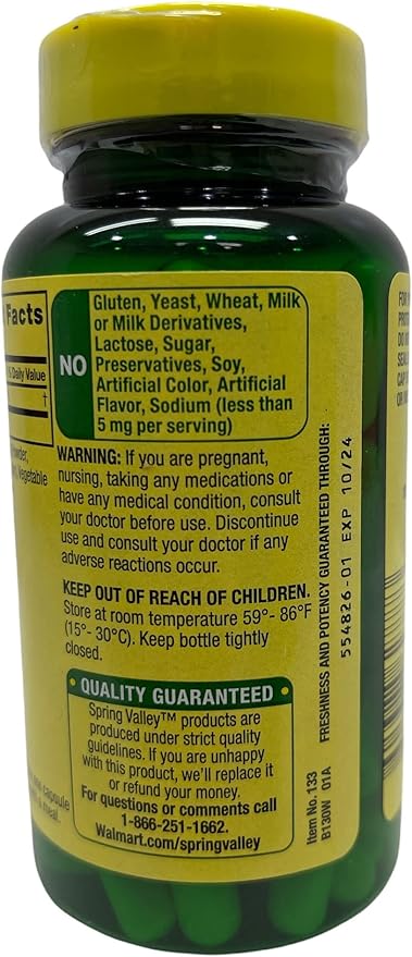 Nutritional Supplement Support Bundle: (2) 200mg 100 ct Bottles of Alpha Lipoic Acid Tip Card