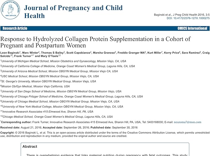 PROTIVA Thrive Collagen Powder for Women - 16 oz (450 g) Unflavored Everyday Collagen Peptide Powder Clinically Proven Safe for Pregnancy and Breastfeeding, May Help Reduce Stretch Marks