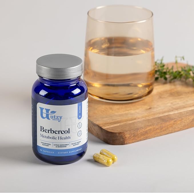 Berbercol | 500mg Citrus Bergamot (as Bergamonte) & Berberine | Naturally Supports Heart Health and More | 60 Capsules