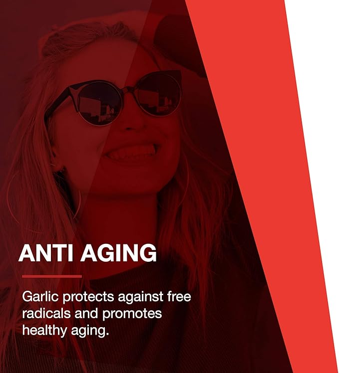 PROTOCOL FOR LIFE BALANCE Garlic 5,000-5,000mcg Allicin Supplement - Odor Controlled, Enteric Coated - Vegan & Kosher - 90 Tablets