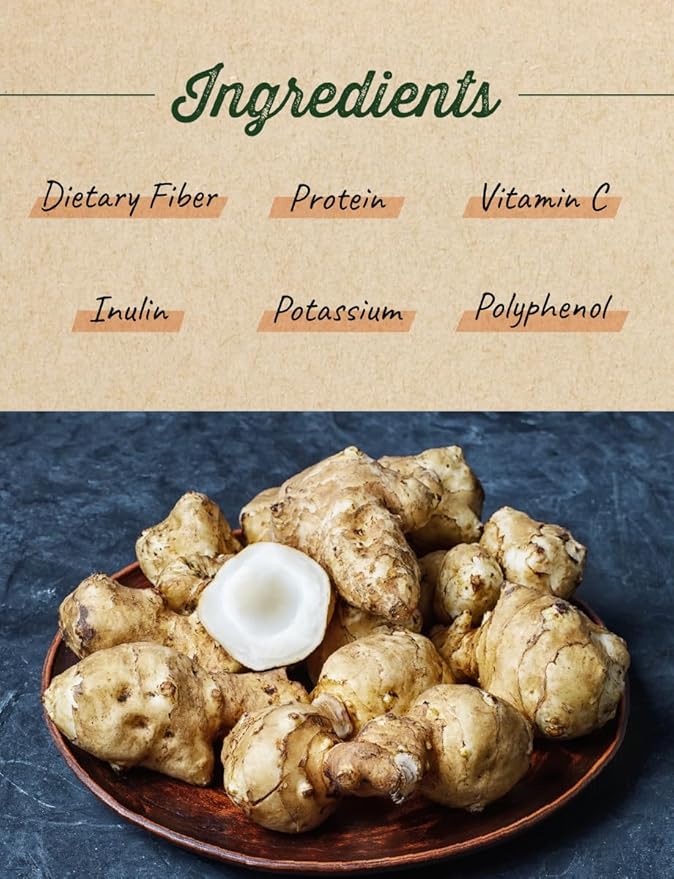 (8oz) Farmer Queen Roasted Jerusalem Artichoke Helianthus Tuberosus Rich Inulin Polyphenol Dietary Fibe 볶은 돼지감자