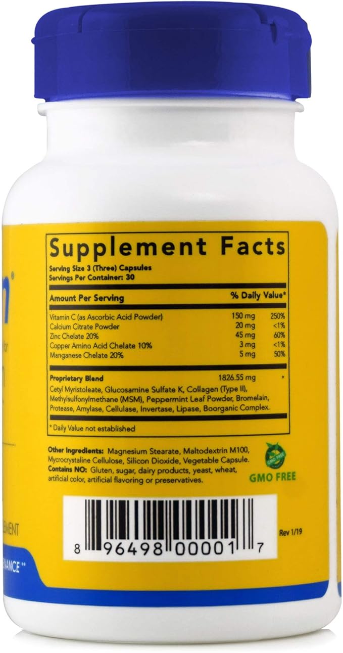 Flexcin Joint Health & Mobility Formula with CM8-3 Pack (270 Capsules)