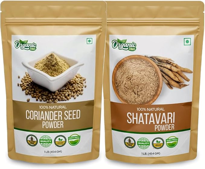 Shatavari Powder 454g & Coriander Seed Powder 454g