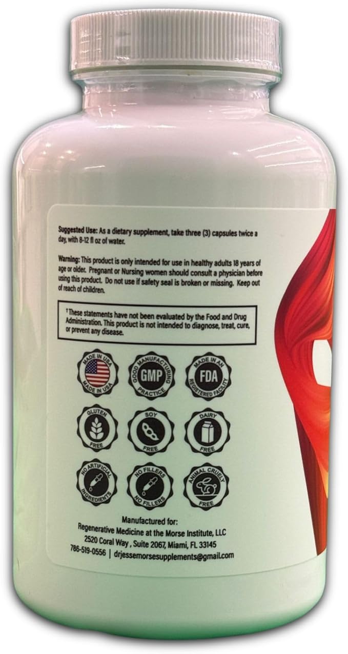 All Natural Relief – 12-in-1 Anti-Inflammatory Supplement, 180 Capsules – Non-GMO, Gluten-Free, Doctor-Formulated