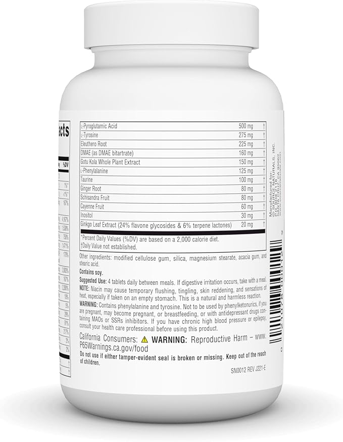Source Naturals Mental Edge - Brain Boosting Supplement* - 60 Tablets