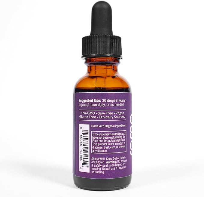 Organic Valerian Root Extract, Performance and Energy Supplement, Maintains Acuity and Balance, Non-GMO, Gluten-Free, 1fl oz, 30ml