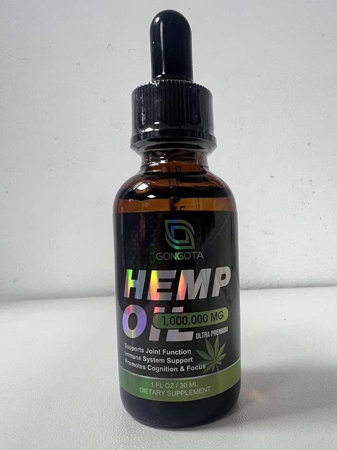 (2-Pack) High Potency Hemp Oil - 1,000,000 Maximum Strength - Helps Relaxation, Stress, Calming, Sleep - Organic Hemp Oil Extract - Vegan, Immunization Support, Non-GMO