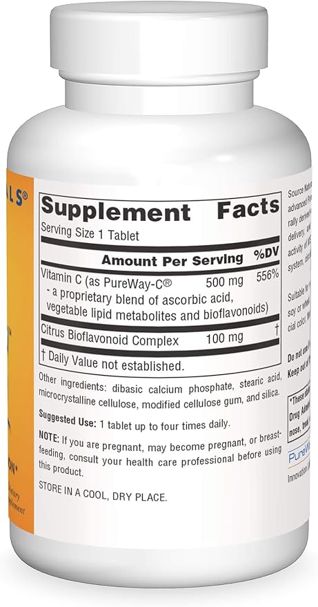 Source Naturals Metabolic C 500mg Vitamin C - 90 Tablets