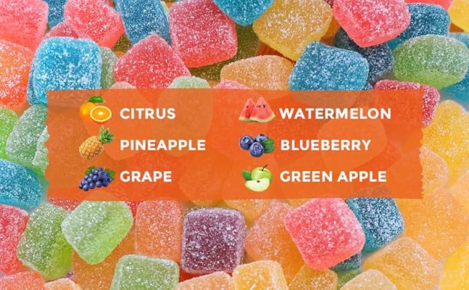 HOOLOO Hemp Gummies for Deep Bedtime Support - 4,500,000MG 2 Packs 6 Fruity Flavors Edibles for Adults - Made in USA