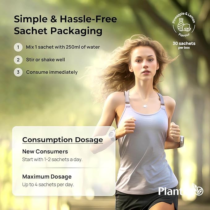 Omega Plus 2.0 - Vegan Omega 3-6-9 | 30s x 10g | Supports General Wellness & Circulation | Burpless, No Fishy Smell | Plant-Based | Easy to Digest | Vegan DHA, EPA, CoQ10