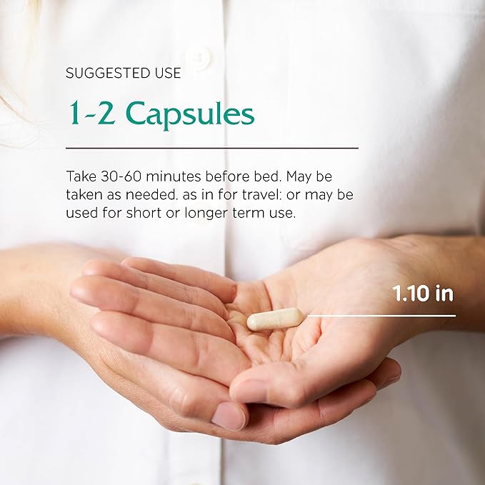 Vitanica SleepBlend - Sleep & Relaxation Support for Women - Herbal Supplements with Melatonin, Valerian Root, Vitamin B2 & B12 & Magnesium - Lady - 15 Vegan Caps