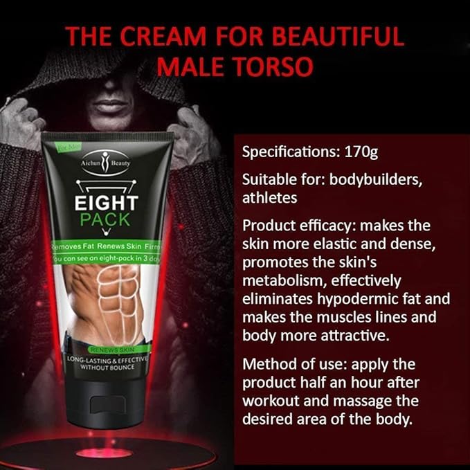 AICHUN BEAUTY Men Women Abdominal Muscle Cream Anti Cellulite Slimming Fat Burning Cream for Good Figure 170g