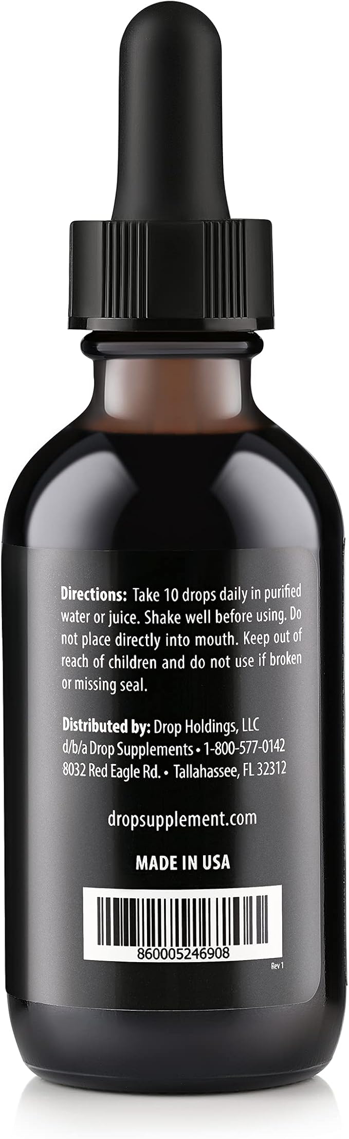 Organic Trace Minerals Electrolyte Drops with Fulvic Acid 2 oz Alkaline Liquid Minerals for Water - Supports Gut Health, Energy, Stamina, and Nutrient Uptake
