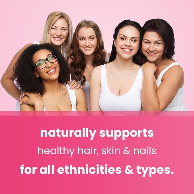 NutraChamps Hair Skin & Nails Gummies, Biotin with Collagen & Keratin, 5000mcg Biotin Beauty Complex, Vitamin Supplement, Berry, 120 Count, Healthy Hair, Radiant Skin & Strong Nails (Pack of 2)