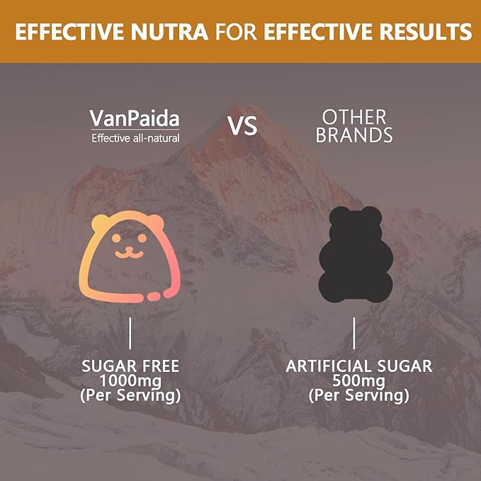 Sugar Free Shilajit Gummies, Pure Himalayan Shilajit Gummies Supplement for Energy, Brain & Immune Support, 85 Trace Minerals & Fulvic Acid with Ashwagandha, Unisex Sugar-Free Raspberry Flavor