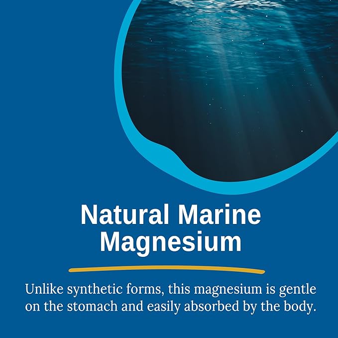 Xtendlife Marine Magnesium with Potassium - Natural Extra Strength Supplement with Over 70 Minerals - for Sleep, Muscle, Heart, and General Health - 60 Day Supply (2 Packs)