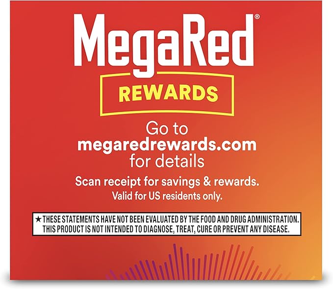 MegaRed - Omega-3 Krill Oil 350mg Softgels (130 Count in A Bottle), EPA & DHA Omega-3 Fatty Acids with No Fishy Aftertaste Unlike Fish Oil, Contains Antioxidant Astaxanthin