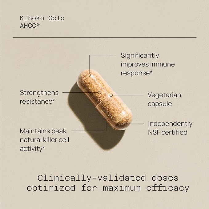 Quality of Life - Immune Support Bundle - AHCC Kinoko Gold and Advasorb Vitamin C