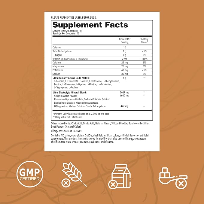 Amino Code | Essential Amino Acids + BCAAs + Coconut Water Electrolytes | Fast Hydration Workout Recovery Flavored Amino Energy Powder Drink | Clean Formula, 40 Servings - Sour Candy