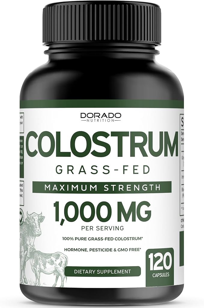 DORADO NUTRITION Shilajit Gummies for Men & Women (60 Gummies) and Colostrum Supplement 1000mg Per Serving