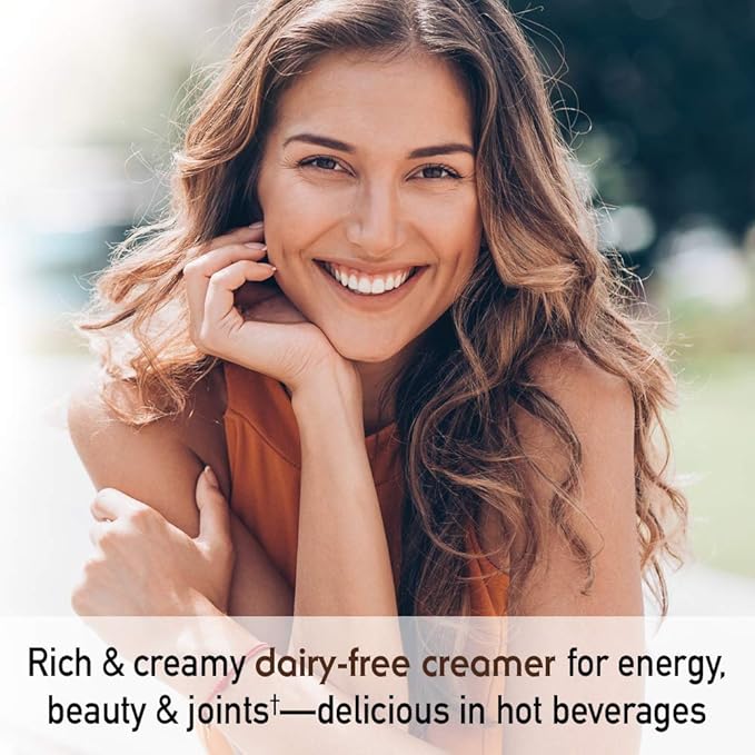 Garden of Life Grass Fed Collagen Creamer Powder - Chocolate, 12 Servings, Collagen Powder for Coffee Energy Beauty Joints, Coconut MCTs, Keto Collagen Protein Supplements