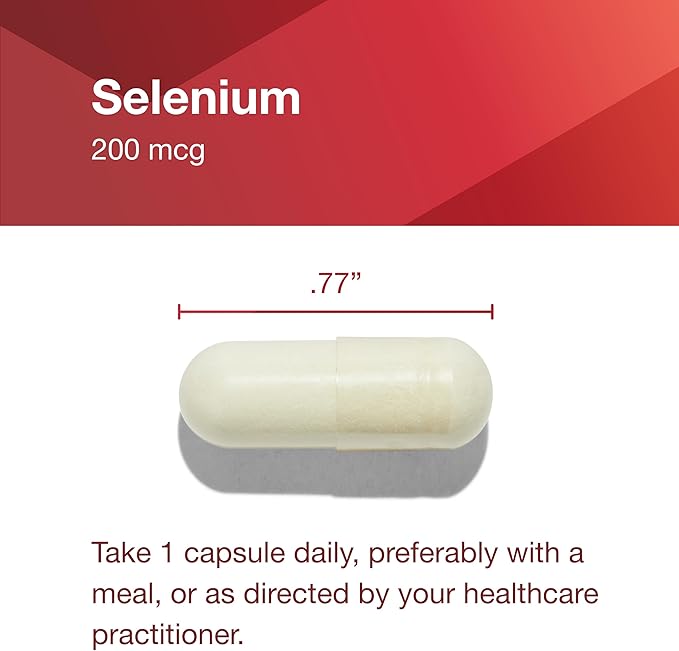 Protocol Selenium 200mcg - Immune Support, Thyroid & Prostate Health* - Selenium Supplements - Vegetarian, Kosher & Halal - 90 Veg Caps