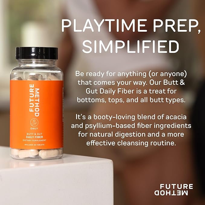 FUTURE METHOD Fiber Supplement, Acacia and Psyllium Husk Fiber Pills for Digestion (60ct)