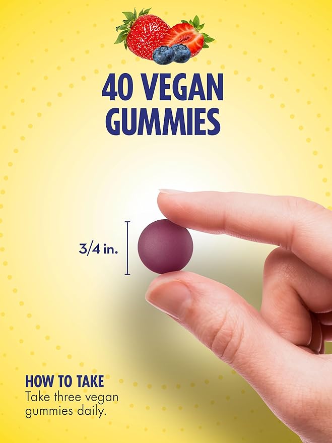 Sundance Zinc Gummies for Adults | 50mg | Mixed Berry Flavor | Vegan, Non-GMO and Gluten Free Supplement