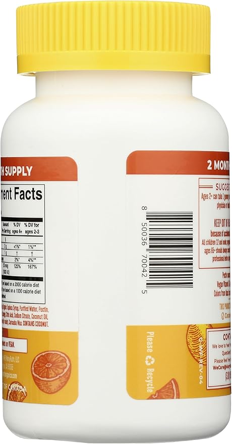 MARYRUTHS Vitamin D3 STRWBRY ORAN