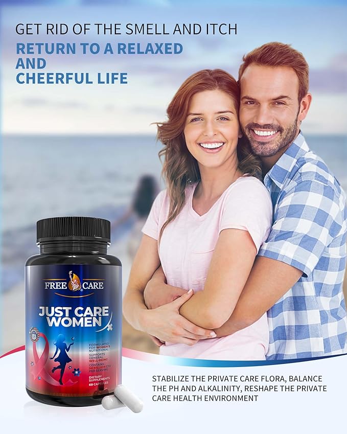 Probiotics for Women 50 Billion CFU 8 Strains, for Women’s Daily Digestive & Feminine Health, with Cranberry Extract, Acidophilus, Organic Prebiotics & Selenium, Gluten & Dairy Free, 60Capsules
