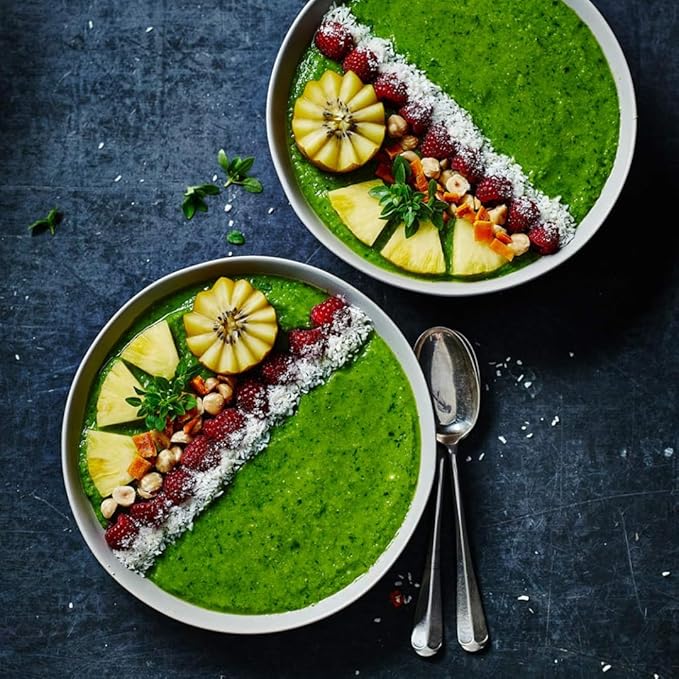 Chlorella Spirulina Powder Organic | Super Greens Powder and Smoothie Mix | Rich in Chlorophyll for Immune Support and Energy | Raw Vegan Protein | Spirulina Chlorella Powder | 50 Servings