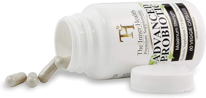 Advanced Probiotics for Women & Men to Support Healthy Gut & Immune System; 5.75 Billion Organisms; Bacillus Subtilis Lactobacillus Rhamnosus Acidophilus Probiotic L. Casei and More