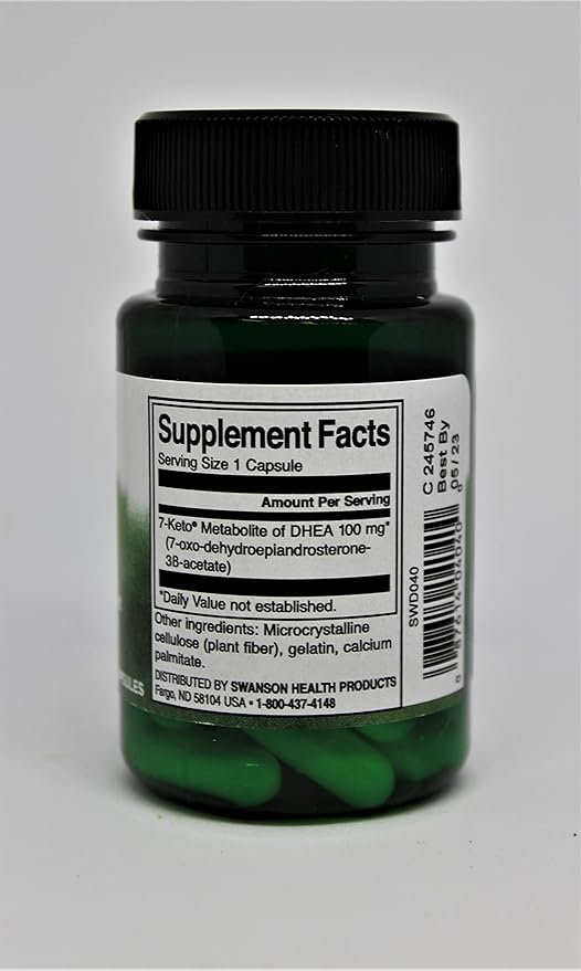 Swanson Diet 7-Keto DHEA 100 MG 30 CAPS