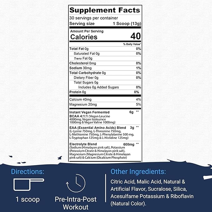 Gaspari Nutrition Proven EAAs, Vegan Fermented EAAs, Enhances Recovery & Replenishes Electrolytes, Non GMO (30 Servings, Guava Nectarine)