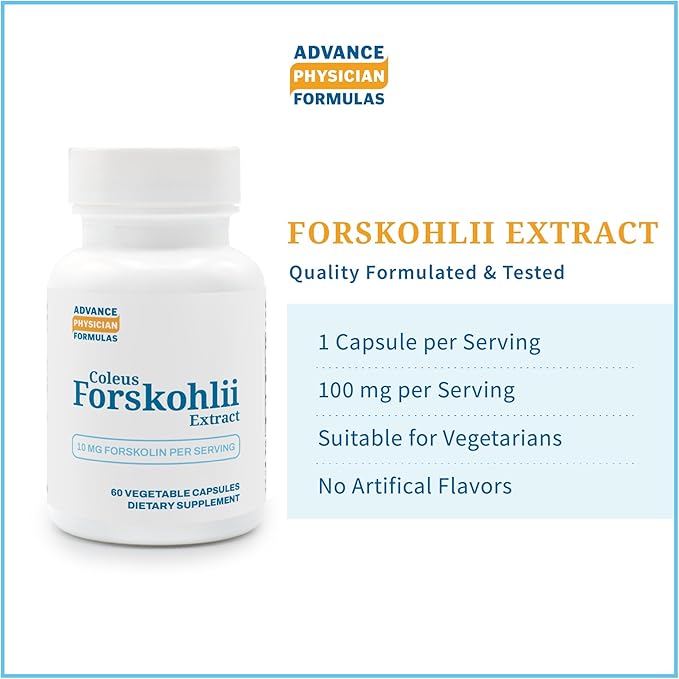 Forskolin (Coleus Forskohlii) Extract, 100 mg, 60 Vegetable Capsules