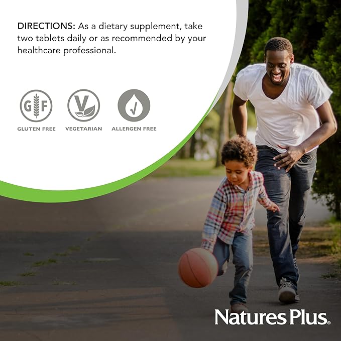 Natures Plus Herbal Actives Resveratrol, Extended Release - 125 mg, 60 Vegetarian Tablets - Gluten-Free - 30 Servings