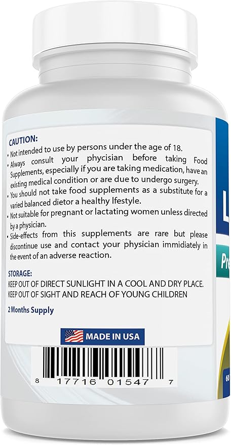 Best Naturals L-Carnitine 1000mg 60 Tablets (60 Count (Pack of 1))