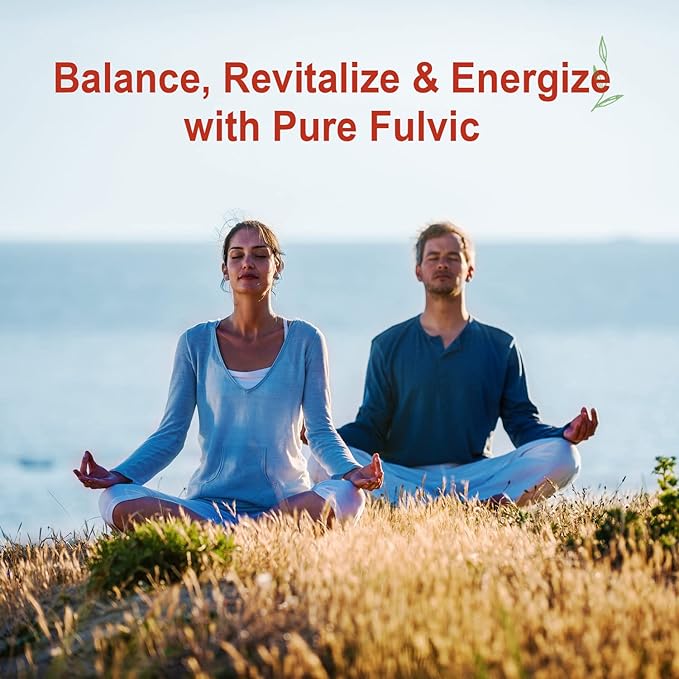 Vital Earth Minerals Fulvic Minerals Liquid – Fulvic Acid Supplement with 70+ Trace Minerals, Electrolytes for Energy & Vitality, 32 Oz + 1 Oz Cup