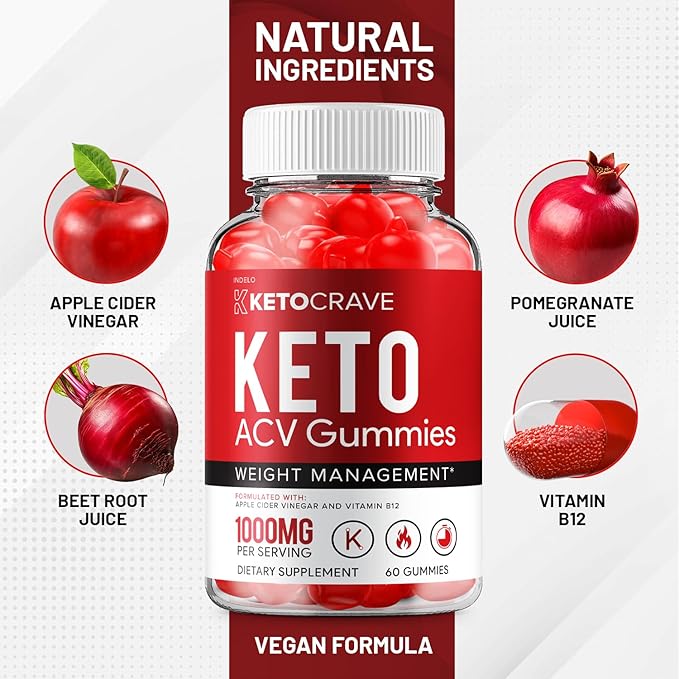 (2 Pack) Crave Keto ACV Gummies - Advanced Formula Crave Keto Plus ACV Weight Management Gummies Apple Cider Vinegar Crave ACV Gummies Dietary Supplement Reviews Men Women (120 Gummies)