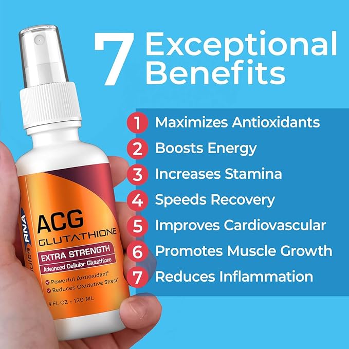 Results RNA - ACG Glutathione Extra Strength Immune Boost – Powerful Antioxidant & Immune Boost Formula in a Great Tasting Spray. Recommended by Doctors Worldwide ( 4 oz )