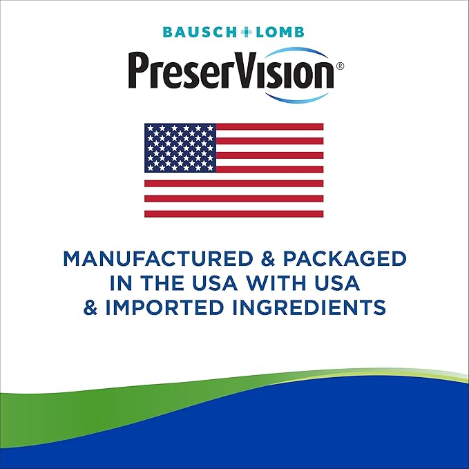 PreserVision AREDS 2 + Multivitamin for Macular Health, 2-in-1 Eye Vitamin for Vision & Ocular Support with Lutein, Zeaxanthin, Zinc, and Vitamin C, D & E, 80 Softgels
