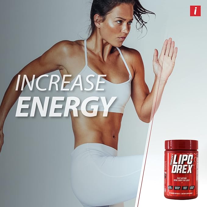 iSatori Lipo-Drex Fat Loss Thermogenic Formula - Focus Blend - Fast Acting Total Body Fat Burner Weight Loss Muscle Maintenance and Appetite Suppressant for Men and Women - 60 Capsules