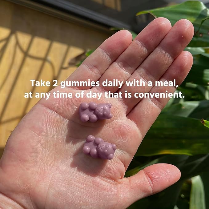 TruHeight Growth Gummies (Grape) Natural Growth & Development Supplement for Kids & Teens - Vitamin D, K, Calcium & Ashwaganda - Bone Strength Vitamins - Picky Eater Vitamin for Kids - Ages 5+