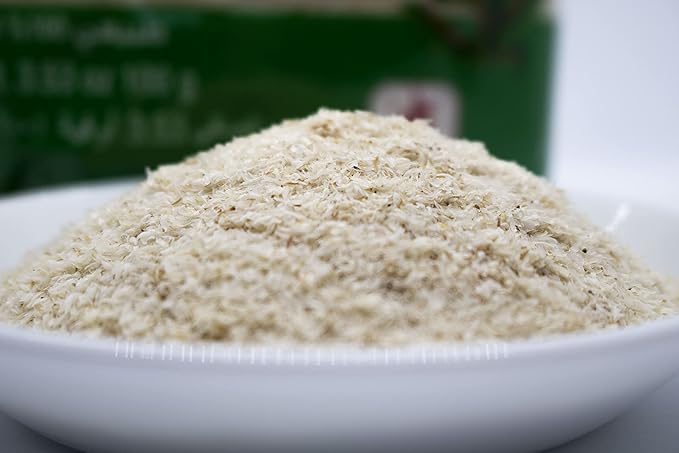 Mujeza Psyllium/Ispaghol Husk Supplement (100g) - 100% Natural Organic Husk Fiber, Healthy Elimination, Keto Friendly, Vegan, Gluten-Free, Soluble & Insoluble Fiber Source - Mujezat Al-Shifa