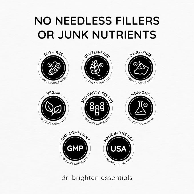 Dr. Brighten Magnesium Plus (as Magnesium Bi-glyncinate) - Beneficial in Maintaining a Healthy Mood, Sleep, Hormone Balance and Reducing Symptoms of PMS and Menstrual Cramps